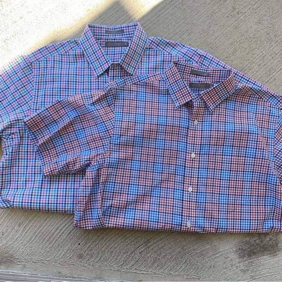BUNDLE Daniel Cremieux Men’s Short Sleeve Button Up Dress Shirts - Picture 3 of 7